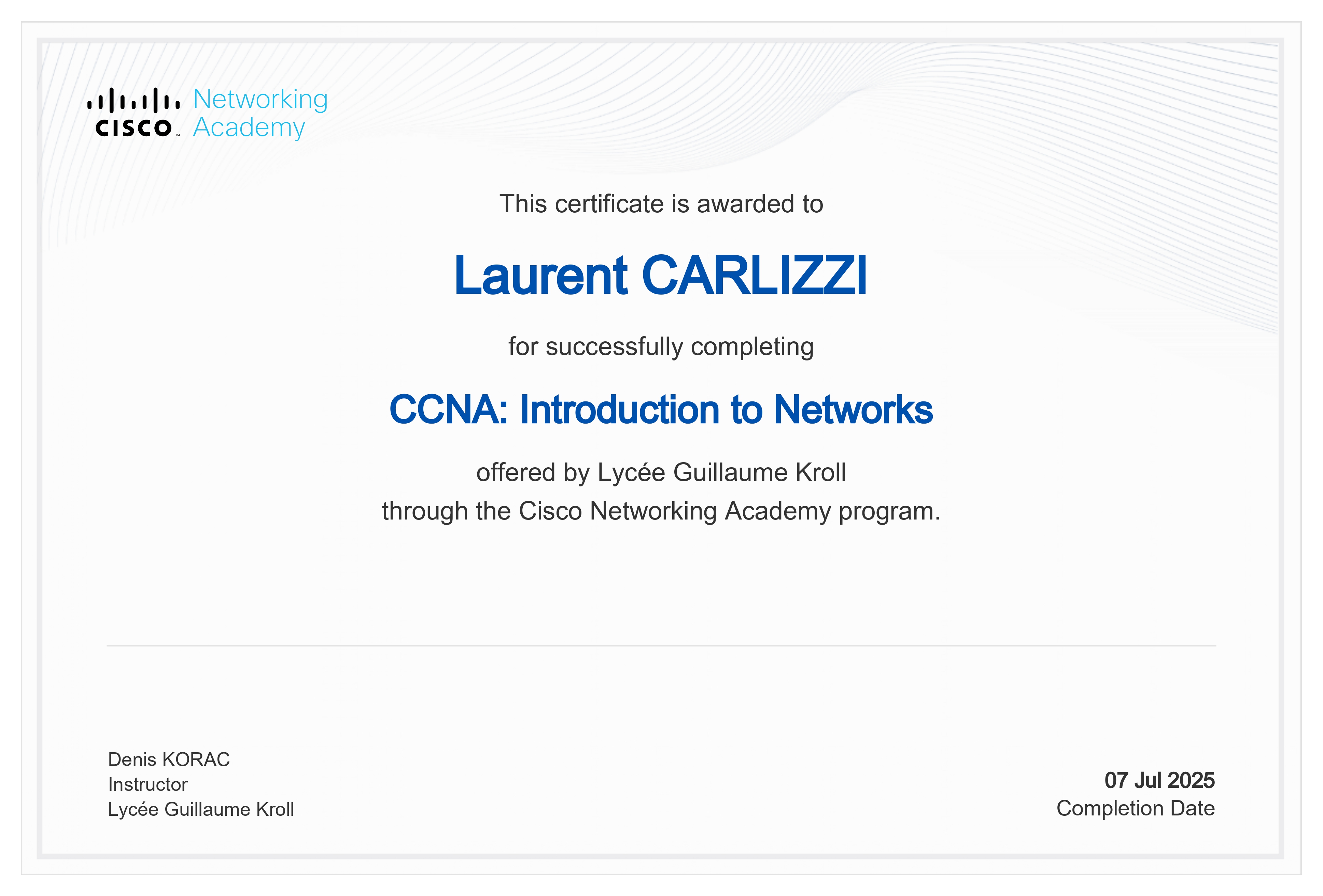 CCNA: Switching, Routing, and Wireless Essentials